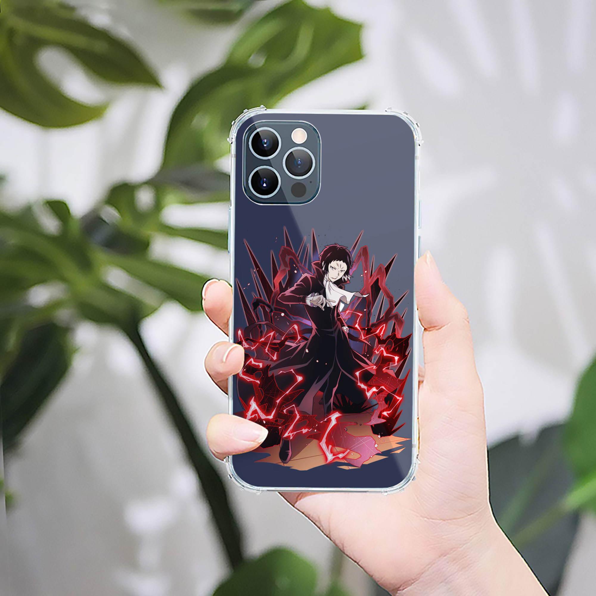 （画像用） 文豪ストレイドッグス Bungo Stray Dogs 【iPhone 12シリーズ対応】透明スマホケース（クリアソフトケース）